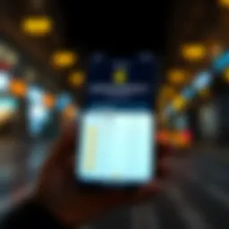 Cryptocurrency earnings displayed on a smartphone screen