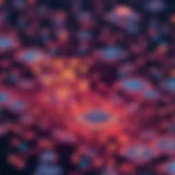 Visual representation of blockchain technology architecture