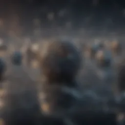 A visual representation of decentralized networks in social media