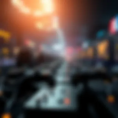 Blockchain Technology in Play-to-Earn Gaming Representation of a blockchain network supporting gaming