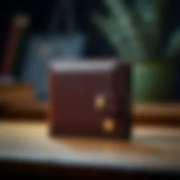Elegant Swedish wallet showcasing its minimalist design