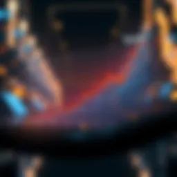 A visually engaging chart showcasing the rise of undervalued cryptocurrencies over time