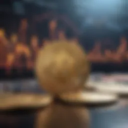 Detailed graph showcasing market capitalization trends over time