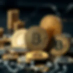 Visual representation of diverse cryptocurrency options