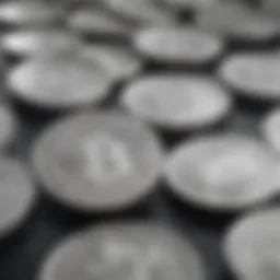 A detailed chart depicting the price trends of silver gaming tokens over time
