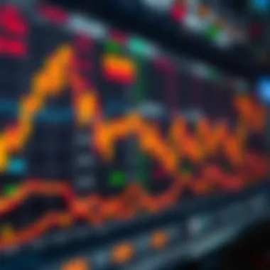 Visual representation of OTC NFT stocks trading dynamics