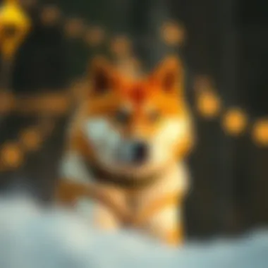 Symbolic Representation of Sheba Inu Cryptocurrency A symbolic representation of Sheba Inu cryptocurrency
