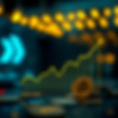 Graph showing trust and stability in digital currencies