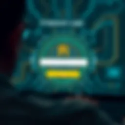 Visual representation of the Pi Network login interface