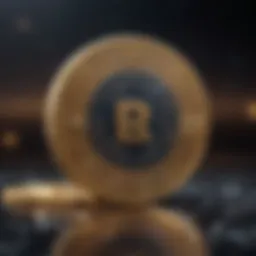 A digital representation of Ripple's logo symbolizing its unique cryptocurrency status.